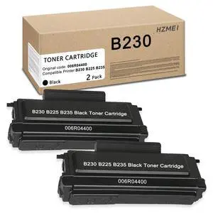 B230 B225 B235 Black Toner Cartridge with New Chip Replacement for Xerox 006R04400 Black Toner Cartridge Work with Xerox B230 B225 B235 Printer(2-Pack,3000 Pages) B230 B225 B235 Black Toner Cartridge with New Chip Replacement for Xerox 006R04400 Black Toner Cartridge Work with Xerox B230 B225 B235 Printer(2-Pack,3000 Pages)