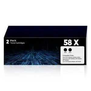 58X Toner Cartridge Black Laser Jet Pro M404dw Enterprise M406dn Compatible for HP 58X Toner Cartridge Compatible for MFP M430f M404dn M404n MFP M428fdw MFP M428fdn MFP M428dw M404dw Printer (2 Pack) 58X Toner Cartridge Black Laser Jet Pro M404dw Enterprise M406dn Compatible for HP 58X Toner Cartridge Compatible for MFP M430f M404dn M404n MFP M428fdw MFP M428fdn MFP M428dw M404dw Printer (2 Pack)