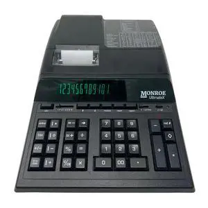 Monroe UltimateX Executive Printing Calculator with Edit and Reprint Capabilities Monroe UltimateX Executive Printing Calculator with Edit and Reprint Capabilities