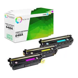 648A Color Toner Cartridge 3 Pack - Compatible Replacement for HP 648A Works with HP Color LaserJet CP4520 Printers (Cyan,Magenta,Yellow) 3 648A Color Toner Cartridge 3 Pack - Compatible Replacement for HP 648A Works with HP Color LaserJet CP4520 Printers (Cyan,Magenta,Yellow) 3