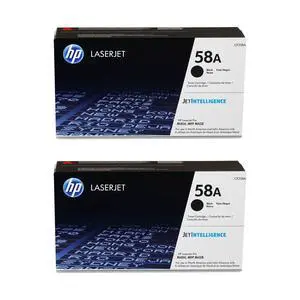 58A (CF258A) Original Cartridge Black Toner 2-Pack for M404/M406/M428 58A (CF258A) Original Cartridge Black Toner 2-Pack for M404/M406/M428