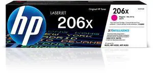 206X Magenta High-Yield Toner Cartridge | Works with Color LaserJet Pro M255, MFP M282, M283 Series | W2113X 206X Magenta High-Yield Toner Cartridge | Works with Color LaserJet Pro M255, MFP M282, M283 Series | W2113X