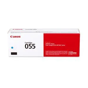 Genuine 055 Cyan Toner Cartridge Compatible with LBP664Cdw, MF741Cdw, MF743Cdw, MF745Cdw, MF746Cdw Genuine 055 Cyan Toner Cartridge Compatible with LBP664Cdw, MF741Cdw, MF743Cdw, MF745Cdw, MF746Cdw