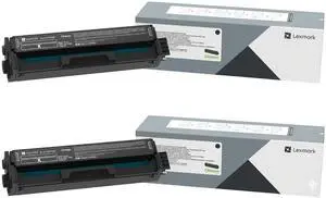 20N10K0 Black Return Program Toner Cartridge 2-Pack for CS331, CX331 20N10K0 Black Return Program Toner Cartridge 2-Pack for CS331, CX331