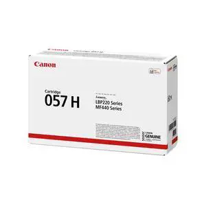 057 H High-Capacity Black Original Toner Cartridge for ImageCLASS LBP236, LBP237, MF445, MF449, MF455, i-SENSYS MF443, Satera LBP224 057 H High-Capacity Black Original Toner Cartridge for ImageCLASS LBP236, LBP237, MF445, MF449, MF455, i-SENSYS MF443, Satera LBP224