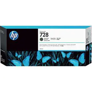 728 Matte Black 300-ml Genuine Ink Cartridge (F9J68A) for DesignJet T830 MFP & T730 Large Format Plotter Printers 728 Matte Black 300-ml Genuine Ink Cartridge (F9J68A) for DesignJet T830 MFP & T730 Large Format Plotter Printers
