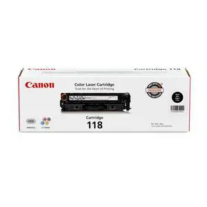 Genuine 118 Black Toner Cartridge Compatible with MF720 Series, LBP7200Cdn, LBP7660Cdn, MF8300 Series, MF8580Cdw Genuine 118 Black Toner Cartridge Compatible with MF720 Series, LBP7200Cdn, LBP7660Cdn, MF8300 Series, MF8580Cdw
