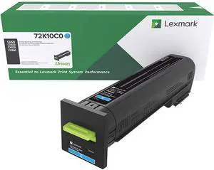 72K10C0 CS820, CX820, CX825, CX860 Cyan Return Program Cartridge Toner 72K10C0 CS820, CX820, CX825, CX860 Cyan Return Program Cartridge Toner