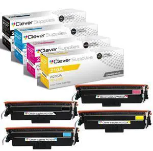 CS Replacement Compatible with HP 4201dwe Toner Cartridge W2100A W2101A W2103A W2102A to use with Color Pro 4201dn 4201dne 4201dw 4201dwe MFP 4301dw MFP 4301fdwe (4-Color Set) CS Replacement Compatible with HP 4201dwe Toner Cartridge W2100A W2101A W2103A W2102A to use with Color Pro 4201dn 4201dne 4201dw 4201dwe MFP 4301dw MFP 4301fdwe (4-Color Set)