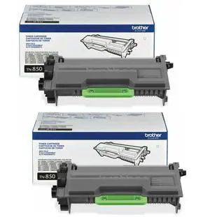 TN-850 DCP-L5500 L5600 L5650 HL-L5000D L5100 L5200 L5200 Toner Cartridge (Black) in Retail Packaging - 2 Pack TN-850 DCP-L5500 L5600 L5650 HL-L5000D L5100 L5200 L5200 Toner Cartridge (Black) in Retail Packaging - 2 Pack