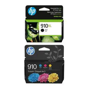 910XL Blk/910 CMY Original Ink Bundle for OfficeJet Pro 8020/8030 Series 910XL Blk/910 CMY Original Ink Bundle for OfficeJet Pro 8020/8030 Series