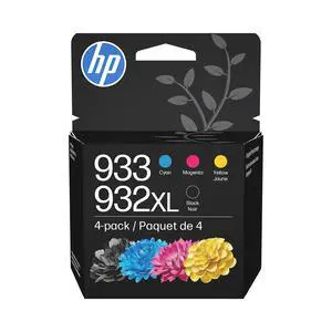 932XL/933 High Yield Black and Standard C/M/Y Color Ink Cartridges 932XL/933 High Yield Black and Standard C/M/Y Color Ink Cartridges