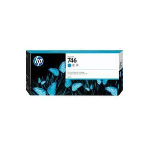 746 Cyan 300-ml Genuine Ink Cartridge (P2V80A) for DesignJet Z6 & Z9+ Large Format Printers 746 Cyan 300-ml Genuine Ink Cartridge (P2V80A) for DesignJet Z6 & Z9+ Large Format Printers