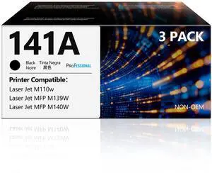 141A Toner Cartridges Black 3 Pack W1410A Replacement for HP141A 141A W1410A 141X W1410X Black Toner Compatible with HP Laser Jet M110w MFP M139w MFP M140w Printer 141A Ink (3 Black) 141A Toner Cartridges Black 3 Pack W1410A Replacement for HP141A 141A W1410A 141X W1410X Black Toner Compatible with HP Laser Jet M110w MFP M139w MFP M140w Printer 141A Ink (3 Black)