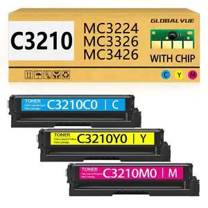 Compatible Color Toner Cartridges with Chip for Lexmark C3224, MC3426, MC3326, C3326, C3426, MC3224 Printer, Cyan, Magenta, Yellow Compatible Color Toner Cartridges with Chip for Lexmark C3224, MC3426, MC3326, C3326, C3426, MC3224 Printer, Cyan, Magenta, Yellow