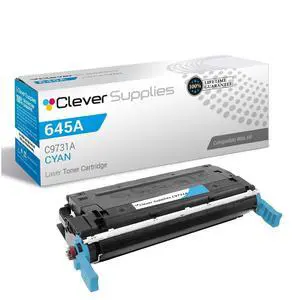 CS Replacement Toner Cartridge Compatible with HP 5550dn C9731A Cyan 645A Color 5500 5500N 5500DN 5500DTN 5500HDN 5550 5550N 5550DN 5550DTN 5550HDN CS Replacement Toner Cartridge Compatible with HP 5550dn C9731A Cyan 645A Color 5500 5500N 5500DN 5500DTN 5500HDN 5550 5550N 5550DN 5550DTN 5550HDN