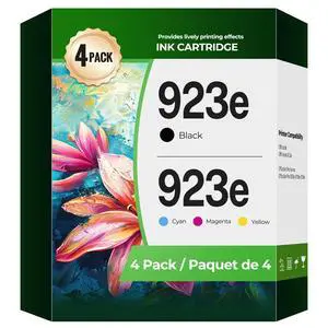 923e 923XL Ink Cartridges for OfficeJet Pro 8130e 8125e 8120e 8135e Printer Ink Compatible with HP 923 XL hp923 Ink Cartridge Combo Pack for OfficeJet Pro 8135e 8135 8125e 8120e 8120 8139e 8130 8122e 923e 923XL Ink Cartridges for OfficeJet Pro 8130e 8125e 8120e 8135e Printer Ink Compatible with HP 923 XL hp923 Ink Cartridge Combo Pack for OfficeJet Pro 8135e 8135 8125e 8120e 8120 8139e 8130 8122e