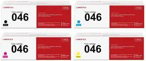 046 046H Toner Cartridge Set (4-Pack, Black Cyan Magenta Yellow) - Loment CRG-046 Toner Compatible Replacement for Canon 046 Toner Cartridge Color Image Class LBP654Cdw MF731Cdw MF733Cdw Printer 046 046H Toner Cartridge Set (4-Pack, Black Cyan Magenta Yellow) - Loment CRG-046 Toner Compatible Replacement for Canon 046 Toner Cartridge Color Image Class LBP654Cdw MF731Cdw MF733Cdw Printer