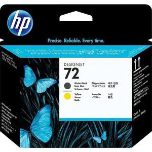 72, Black/Yellow Printhead (C9384A) 72, Black/Yellow Printhead (C9384A)