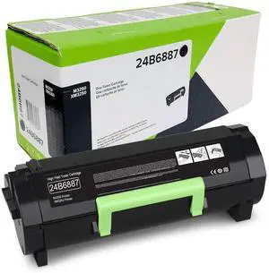 High Yield 24B6887 Toner Cartridge -with Chip Compatible with Lexmark 24B6887 Black Toner Cartridge Use for M3250 XM3250 Printer (22,000 Pages) High Yield 24B6887 Toner Cartridge -with Chip Compatible with Lexmark 24B6887 Black Toner Cartridge Use for M3250 XM3250 Printer (22,000 Pages)