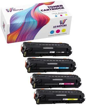 Compatible Toner Cartridge Replacement for Samsung CLT-505 CLT-K505L CLT-C505L CLT-M505L CLT-Y505L ProXpress C2620DW ProXpress C2670FW (Black Cyan Magenta Yellow - 4 Packs) Compatible Toner Cartridge Replacement for Samsung CLT-505 CLT-K505L CLT-C505L CLT-M505L CLT-Y505L ProXpress C2620DW ProXpress C2670FW (Black Cyan Magenta Yellow - 4 Packs)