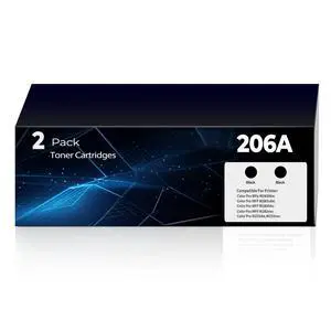 206A Toner Black 2-Pack MFP M283fdw M283cdw Compatible with HP 206A 206X HP206A W2110A Black Toner Cartridge (with Chip) Works for Color LaserJet Pro MFP M283cdw M283fdw M283fdn M255dw M255nw Printer 206A Toner Black 2-Pack MFP M283fdw M283cdw Compatible with HP 206A 206X HP206A W2110A Black Toner Cartridge (with Chip) Works for Color LaserJet Pro MFP M283cdw M283fdw M283fdn M255dw M255nw Printer