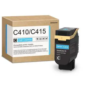 C410/C415 Cyan Toner Cartridge 1 Pack - 006R04678 Toner Cartridge Replacement for C410 C410DN VersaLink C415 C415DN Printer C410/C415 Cyan Toner Cartridge 1 Pack - 006R04678 Toner Cartridge Replacement for C410 C410DN VersaLink C415 C415DN Printer