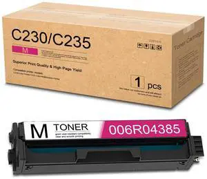 C230/C235 Magenta Toner Cartridge 1-Pack: Doen 006R04385 Toner Cartridge Replacement for Xerox C230 Color C235 Multifunction Printer C230/C235 Magenta Toner Cartridge 1-Pack: Doen 006R04385 Toner Cartridge Replacement for Xerox C230 Color C235 Multifunction Printer