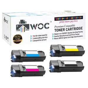 WOC Compatible Toner Cartridge Replacement for Xerox | 106R01278 / 106R01279 / 106R01280 / 106R01281 (4-Pack: Cyan + Magenta + Yellow + Black) for Use in Phaser 6130 WOC Compatible Toner Cartridge Replacement for Xerox | 106R01278 / 106R01279 / 106R01280 / 106R01281 (4-Pack: Cyan + Magenta + Yellow + Black) for Use in Phaser 6130