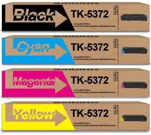 High Yield TK5372 TK-5372 Toner Cartridge Compatible for TK-5372K TK-8372C TK-5372M TK-5372Y Toner Cartridge Replacement for Kyocera ECOSYS PA3500cx MA3500cix MA3500cifx Printer(4-Pack) High Yield TK5372 TK-5372 Toner Cartridge Compatible for TK-5372K TK-8372C TK-5372M TK-5372Y Toner Cartridge Replacement for Kyocera ECOSYS PA3500cx MA3500cix MA3500cifx Printer(4-Pack)