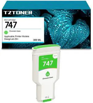 747 Chromatic Green 300-ml Replacement for | 747 Ink Cartridge for DesignJet Z9+ Large Format Printers(P2V84A)300ml 747 Chromatic Green 300-ml Replacement for | 747 Ink Cartridge for DesignJet Z9+ Large Format Printers(P2V84A)300ml