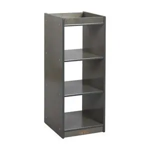 3-Cube Double-Sided Vertical Storage Organizer, Classroom Furniture, Grey Wash 3-Cube Double-Sided Vertical Storage Organizer, Classroom Furniture, Grey Wash