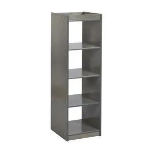 4-Cube Double-Sided Vertical Storage Organizer, Classroom Furniture, Grey Wash 4-Cube Double-Sided Vertical Storage Organizer, Classroom Furniture, Grey Wash