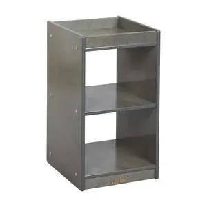 2-Cube Double-Sided Vertical Storage Organizer, Classroom Furniture, Grey Wash 2-Cube Double-Sided Vertical Storage Organizer, Classroom Furniture, Grey Wash