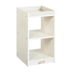 2-Cube Double-Sided Vertical Storage Organizer, Classroom Furniture, White Wash 2-Cube Double-Sided Vertical Storage Organizer, Classroom Furniture, White Wash