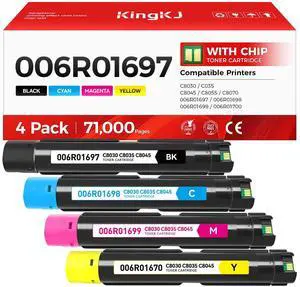 AltaLink C8030 C8035 C8045 Toner Cartridge Set 4-Pack Replacement for Xerox 006R01697 006R01698 006R01699 006R01700 Compatible for Xerox C8030 C8035 C8045 C8055 C8070 Printer Black Cyan Magenta Yellow AltaLink C8030 C8035 C8045 Toner Cartridge Set 4-Pack Replacement for Xerox 006R01697 006R01698 006R01699 006R01700 Compatible for Xerox C8030 C8035 C8045 C8055 C8070 Printer Black Cyan Magenta Yellow