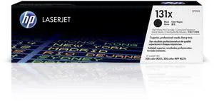 131X Black High-Yield Toner Cartridge | Works with LaserJet Pro 200 Color M251 Series, LaserJet Pro 200 Color MFP M276 Series | CF210X 131X Black High-Yield Toner Cartridge | Works with LaserJet Pro 200 Color M251 Series, LaserJet Pro 200 Color MFP M276 Series | CF210X