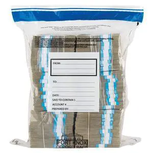 Ultima Blue Clear Cash Transmittal Bags 19" x 24" Tamper Evident Deposit Bags with Captive Flap & Write-On Panel Heat, Cold & Moisture Detection Pack of 250 Ultima Blue Clear Cash Transmittal Bags 19" x 24" Tamper Evident Deposit Bags with Captive Flap & Write-On Panel Heat, Cold & Moisture Detection Pack of 250
