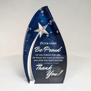 Personalized Engraved Thank You Award - Laser Engraved Design - Add Your Own Text - Includes Gift Box (Star Powered Award) Personalized Engraved Thank You Award - Laser Engraved Design - Add Your Own Text - Includes Gift Box (Star Powered Award)