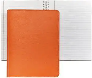 9" Refillable 9" Refillable Notebook - Leather Bound Notebook Orange - Premium Quality - Made in USA Quality Leather - Made in USA 9" Refillable 9" Refillable Notebook - Leather Bound Notebook Orange - Premium Quality - Made in USA Quality Leather - Made in USA