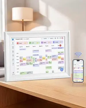 15.6in Digital Calendar for Family, Smart Touchscreen Wall Planner with Chore Chart,Meal Planner&Digital Photo Frame, No Subscription,Syncs with Google Calendar iCloud Outlook,Wall and Desk Mountable 15.6in Digital Calendar for Family, Smart Touchscreen Wall Planner with Chore Chart,Meal Planner&Digital Photo Frame, No Subscription,Syncs with Google Calendar iCloud Outlook,Wall and Desk Mountable
