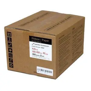 SINFONIA CS2 Media Size 4X6 - Paper & Ribbon - 600 Prints. for use with Sinfonia Color Stream CS2 Printer. with Free Samples of Our Photo folders (Eventprinters Brand) SINFONIA CS2 Media Size 4X6 - Paper & Ribbon - 600 Prints. for use with Sinfonia Color Stream CS2 Printer. with Free Samples of Our Photo folders (Eventprinters Brand)