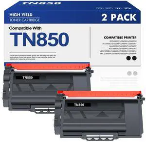 TN-850 TN850 Toner Cartridge Compatible for Brother HL-L6200DW MFC-L5850DW | Compatible for Brother TN 850 TN820 High Yield Black for HL-L6200DW MFC-L5850DW MFC-L5900DW HL-L5100DN Printer Ink 2-Pack TN-850 TN850 Toner Cartridge Compatible for Brother HL-L6200DW MFC-L5850DW | Compatible for Brother TN 850 TN820 High Yield Black for HL-L6200DW MFC-L5850DW MFC-L5900DW HL-L5100DN Printer Ink 2-Pack
