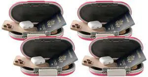 Pink Portable Small Safe - Set Your Own Combination, Travel-Friendly Design for Phone, Passport & Money Storage, Model 5900DPNK (Pack of 4) Pink Portable Small Safe - Set Your Own Combination, Travel-Friendly Design for Phone, Passport & Money Storage, Model 5900DPNK (Pack of 4)