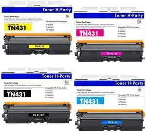 TN431 TN-431 4-Color Toner Cartridge Set TN 431 TN-431 MFC-L8900CDW | Compatible for Brother TN431 MFC-L8900CDW HL-L8360CDW HL-L8260CDW MFC-L8610CDW HL-L8360CDWT MFC L8900CDW Printer Ink TN431 TN-431 4-Color Toner Cartridge Set TN 431 TN-431 MFC-L8900CDW | Compatible for Brother TN431 MFC-L8900CDW HL-L8360CDW HL-L8260CDW MFC-L8610CDW HL-L8360CDWT MFC L8900CDW Printer Ink
