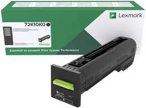 72K10K0 CS820, CX820, CX825, CX860 Black Return Program Cartridge Toner 72K10K0 CS820, CX820, CX825, CX860 Black Return Program Cartridge Toner