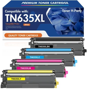 TN635XL TN635 Toner Cartridge Set MFC-L8930CDW HL-L8430CDW MFC-L8730CDW | Compatible for Brother TN 635XL TN-635XL TN-635 for HL-L8570CDW MFC-L8970CDW HL-L8430CDWT MFC-EX575 Ink Printer 4 Pack TN635XL TN635 Toner Cartridge Set MFC-L8930CDW HL-L8430CDW MFC-L8730CDW | Compatible for Brother TN 635XL TN-635XL TN-635 for HL-L8570CDW MFC-L8970CDW HL-L8430CDWT MFC-EX575 Ink Printer 4 Pack