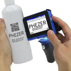 Mini Handheld Inkjet Printer PC11 for Flat and Curved Surface, with Touch Screen and Quick-Drying Ink Cartridge, Portable Pocket Marking Device for Label/Date/Barcode/Logo/Qrcode/Batch Number Mini Handheld Inkjet Printer PC11 for Flat and Curved Surface, with Touch Screen and Quick-Drying Ink Cartridge, Portable Pocket Marking Device for Label/Date/Barcode/Logo/Qrcode/Batch Number