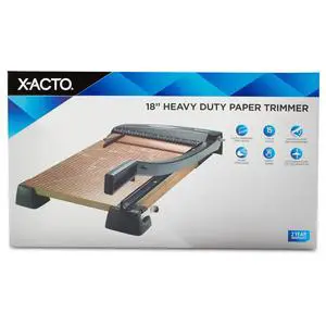 Heavy Duty Wood Base Paper Trimmer, 18 Inch Cut Heavy Duty Wood Base Paper Trimmer, 18 Inch Cut
