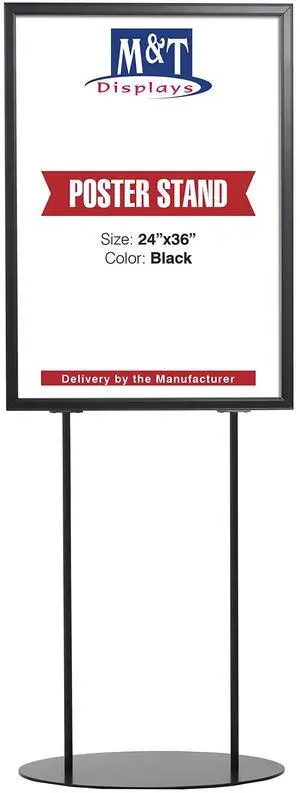 Metal Oval Info Board Black 24x36 Inches Slide-In Poster Sign Holder 1 Tier Double Sided Floor Standing Pedestal Advertising Display with Backing and Anti-Glare PET Cover Metal Oval Info Board Black 24x36 Inches Slide-In Poster Sign Holder 1 Tier Double Sided Floor Standing Pedestal Advertising Display with Backing and Anti-Glare PET Cover